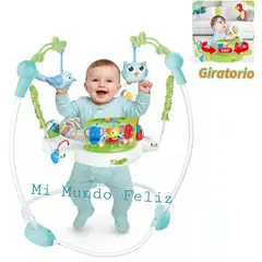 BABY - Jumper Saltarin Musical Asiento Giratorio para Bebe Junglita