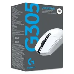 LOGITECH - Mouse Gamer G305 Wireless 1ms Sensor Hero Blanco
