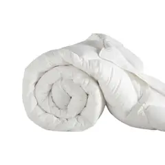 ISATEX HOME - Plumón Hipoalergénico De Algodón Pima 2 Plazas Blanco