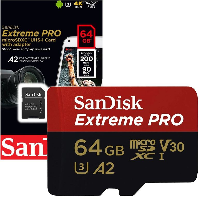 Memoria Micro SD Extreme Pro A2 64GB 200MB GoPro