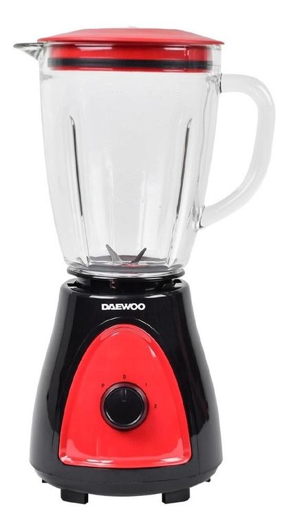 Licuadora Roja Negra DBL-1008C 1.5L 2 Velocidades
