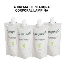GENERICO - 4 Crema Depiladora Corporal Lampiña