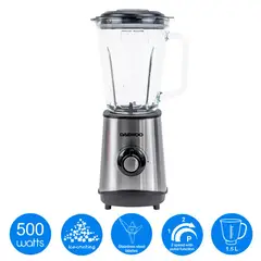 DAEWOO - Licuadora Plateada DBL-922 1.5L 2 Velocidades