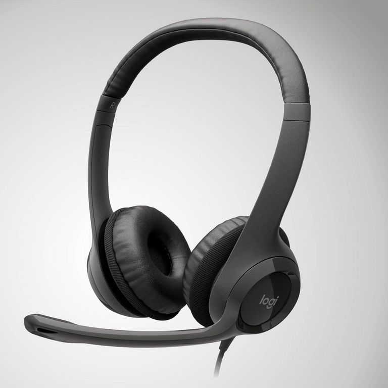 Audífonos con micrófono H390 USB-A - Negro