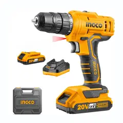 INGCO TOOLS - TALADRO ATORNILLADOR 20V INALÁMBRICO BATERÍAS INGCO - CDLI20012