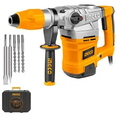 INGCO TOOLS - TALADRO ROTOMARTILLO 1600W SDS MAX MALETIN 8J INGCO - RH16008