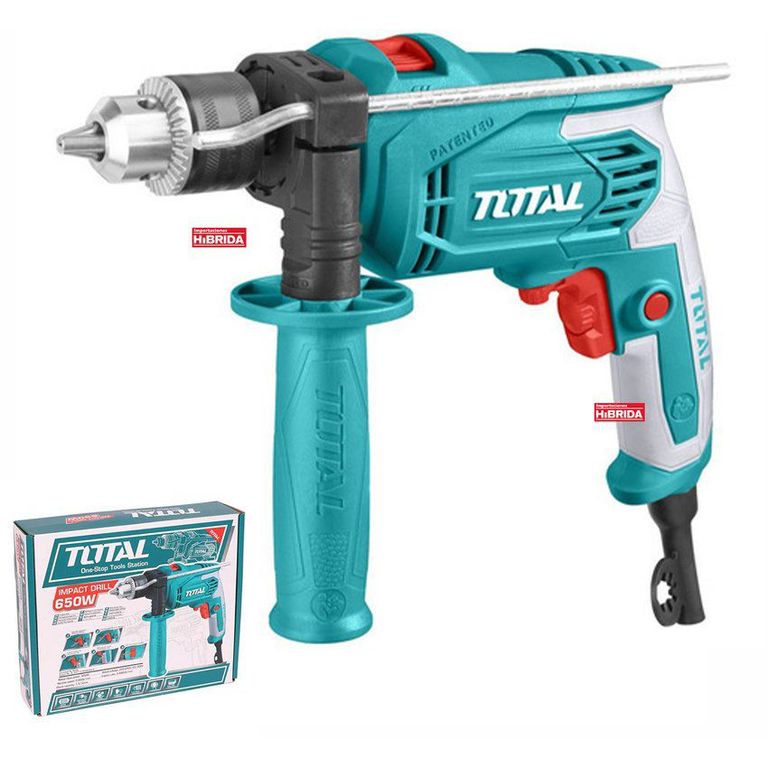 TALADRO PERCUTOR 650W ELÉCTRICO PROFESIONAL TOTAL - TG1061336