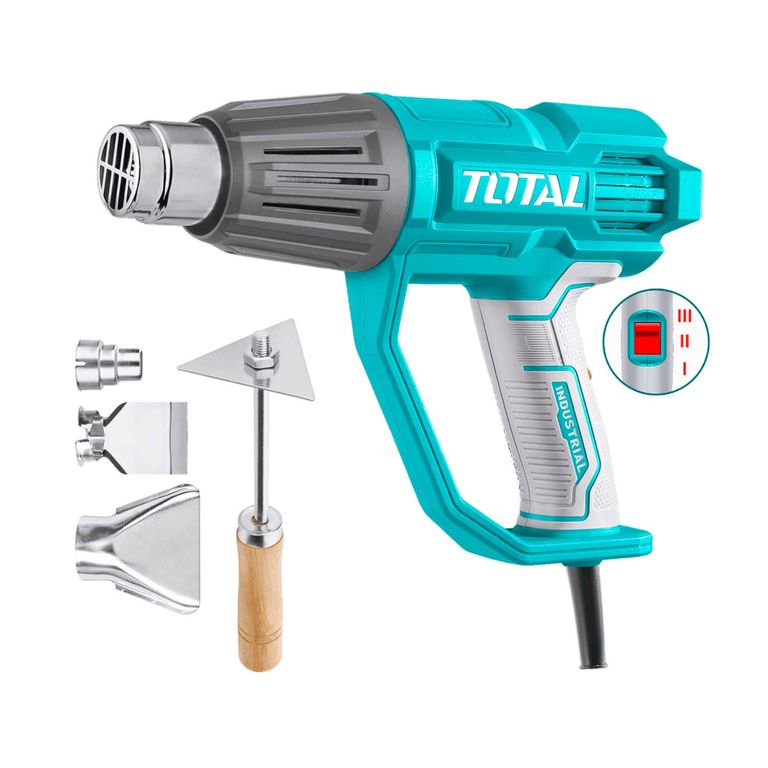 Pistola de Calor Total 2000w Aire Caliente Industrial
