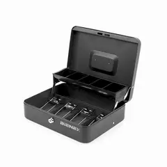 BIENEX - Gaveta Caja de dinero monedas y billetes Portátil 30x24x9cm