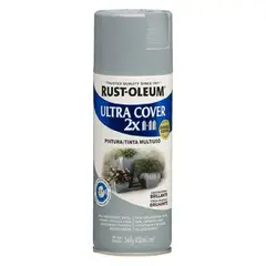 RUST OLEUM - Aerosol Multiusos Ultra Cover 2x Gris Invierno Brill 340g
