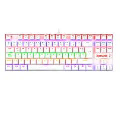 REDRAGON - Teclado Mecánico Kumara K552W-KR White Red Switch