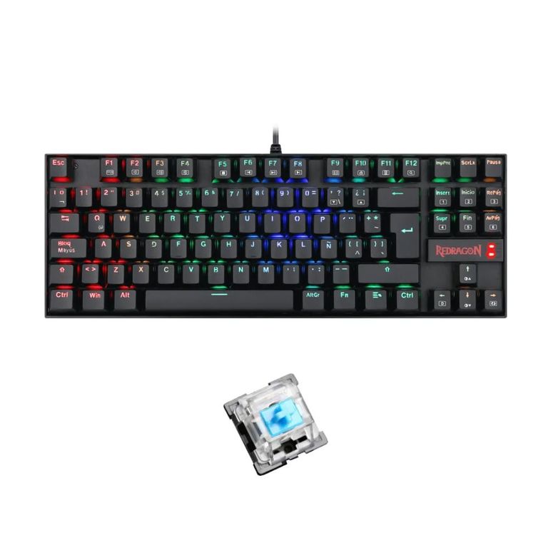Teclado Mecánico Kumara K552-RGB Black Blue Switch