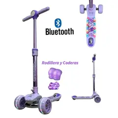 OXIEPRO - Scooter para Niños Bluetooth llanton premiun