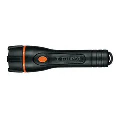 TRUPER - Linterna plástica 1 led 80 lm con 2 pilas AA,