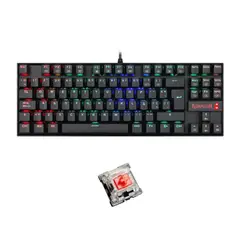 REDRAGON - Teclado Kumara K552RGB-1 Negro Red Switch