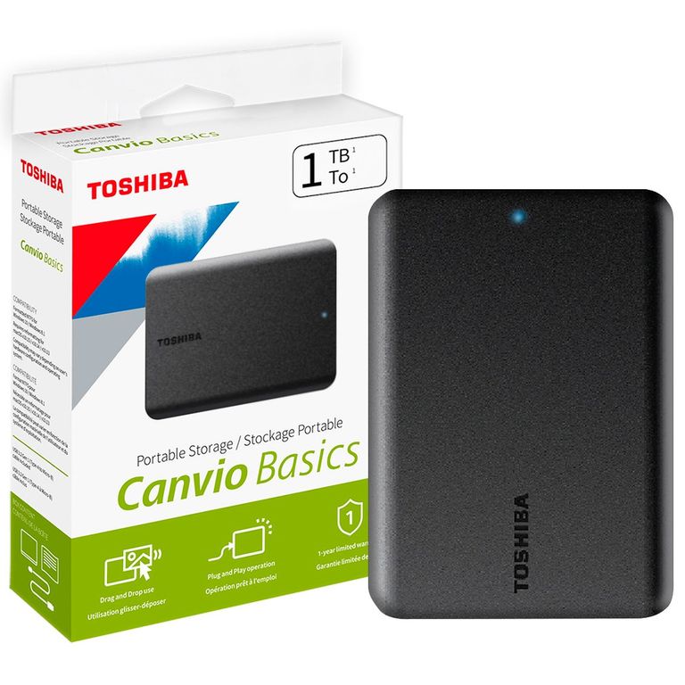 DISCO EXTERNO 1 TB CANVIO BASICS USB 3.0