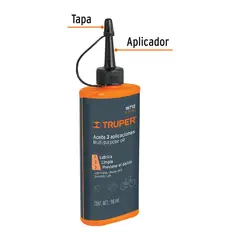 TRUPER - Aceite lubricante maquina 3 en 1 multiusos 90 ml 3oz