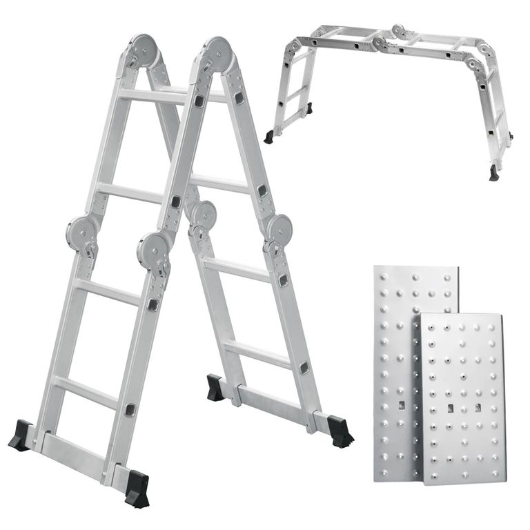 Escalera multiposición 8 peldaños capacidad de carga 150kg -