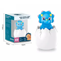 GENERICO - Lámpara de Dinosaurios Led Recargable 130 canciones TRICERATO