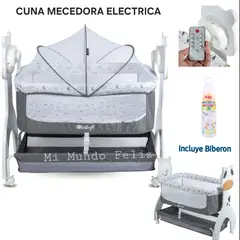 EBABY - CUNA DE BEBE ELECTRICA MECEDORA COLECHO