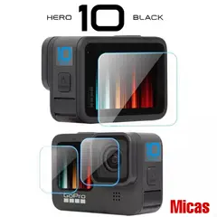 GENERICO - Mica Protector de Pantalla de Vidrio para GoPro Hero 9 y 10 Black