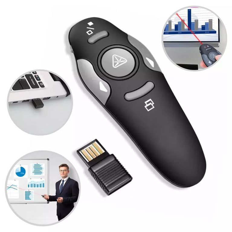 Puntero Láser Presentador De Diapositivas Inalambrico