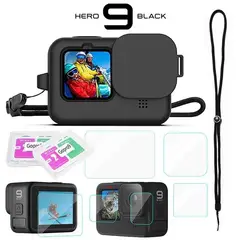 GENERICO - Micas + case Funda protectora GoPro Hero 11 - NEGRO