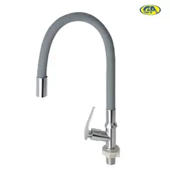 C&A - Llave Caño para Mueble Flexible Gris CA