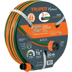 TRUPER - Manguera de riego expandible reforzada 12x20m