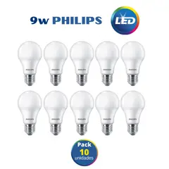 PHILIPS - Foco led 9w ecohome / pack 10 unidades