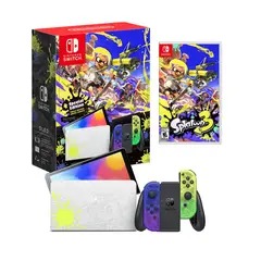 NINTENDO - Consola Switch Oled Edicion Splatoon 3 + Juego Splatoon 3