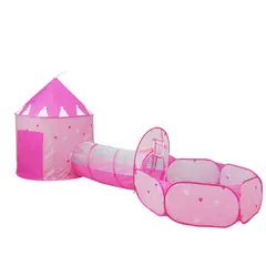 GENERICO - CASTILLO DE TELA 3 EN 1 CORAZONES