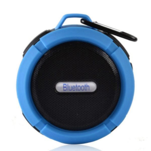 Parlante Portátil Bluetooth Manos Libres Micrófono Ducha - Azul