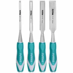 TOTAL TOOLS - Juego de Formones x4 piezas Total