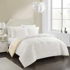 ISATEX HOME - Cubrecama King Canon Reversible De Algodón Pima Blanco