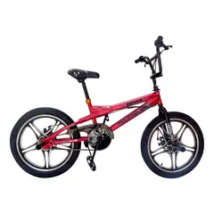 FRAUENFELDER - Bicicleta BMX Policromo UV Rojo