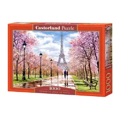 GENERICO - Rompecabezas Romantic Walk in Paris 1000 Piezas - Castorland