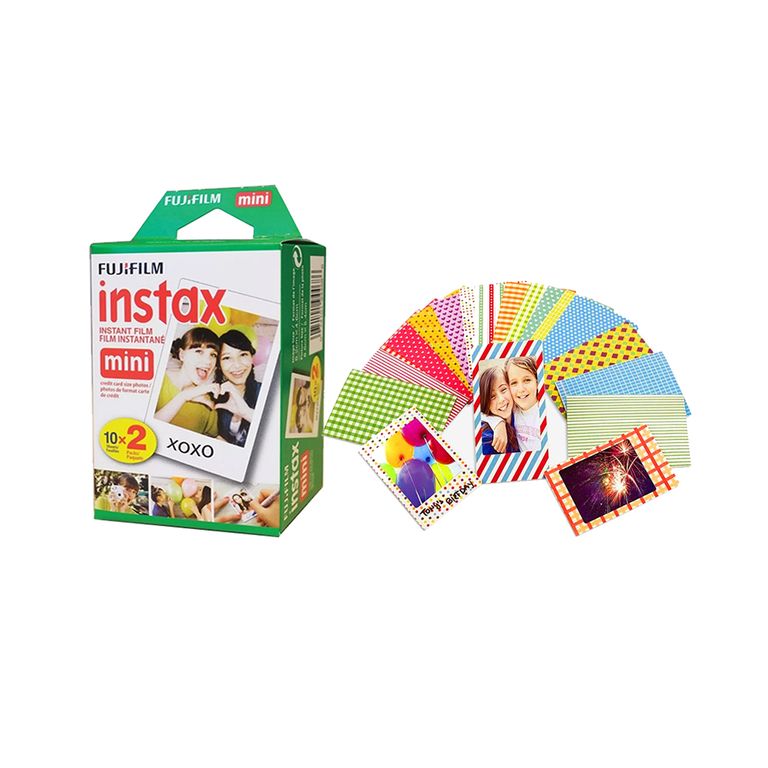 Pack de Pelicula Instax + Sticker x 20 unid.