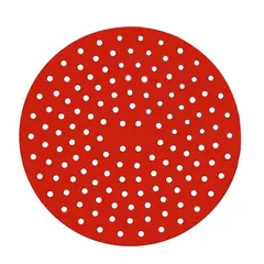 AURELA - Alfombra Protectora de Silicona Redonda para Air Fryer