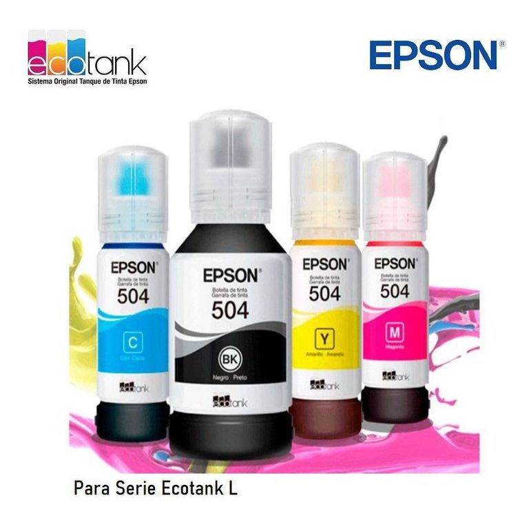 Pack tinta 504 serie l4160, l4260, l6171, l6271, l14150