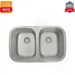 RECORD - Lavadero Atlántico 2P 47.3x75cm Empotrable