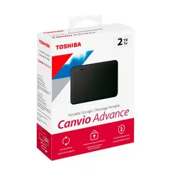 Toshiba - Disco Duro Portatil Canvio Advance 2TB Negro,USB 3.0