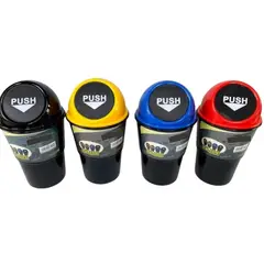 GENERICO - Mini Tacho Basurero Para Interior De Auto Camioneta Portátil