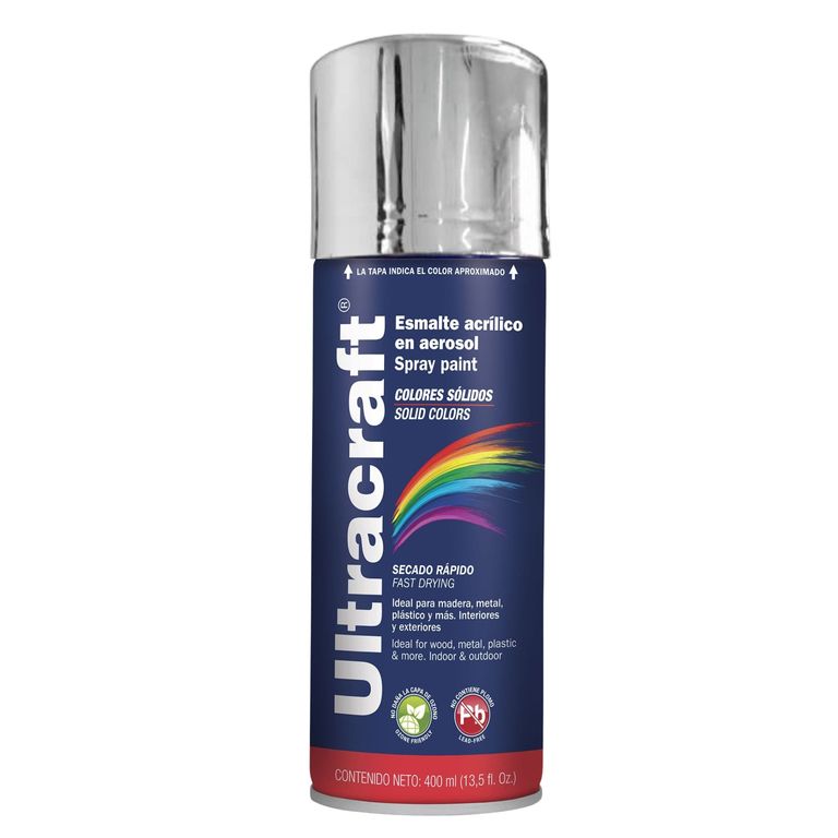 Pintura spray color Aluminio metálico ultracaft 40030