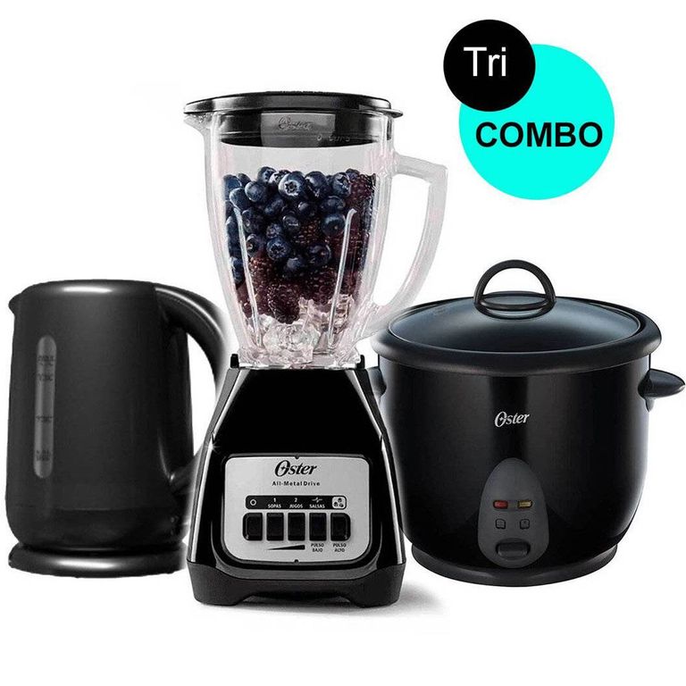 TriCombo Licuadora BLSTKAG-BPB 2v Olla Arrocera CKSTRC1700B