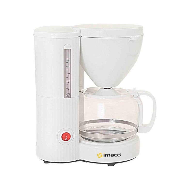 Cafetera Eléctrica ICM608 6 a 8 Tazas blanco