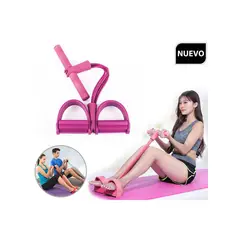 GENERICO - Ligas Elásticas Tonifica Brazos y Piernas Rosado