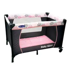 BABY KITS - Corral de bebe plegable party flores