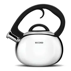 RECORD - Tetera Letizia 19l Inoxidable Silbadora Plateado