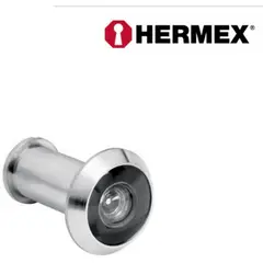 HERMEX - Ojo magico mirilla de seguridad visor para puerta - truper